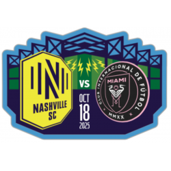 Nashville SC vs Inter Miami Matchup Pin