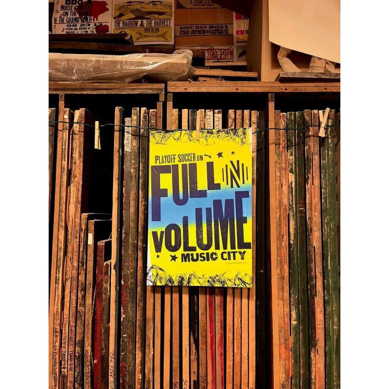 Nashville SC 'Full Volume' Hatch Poster
