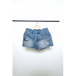 NSC Women's Hype & Vice Patched Denim Shorts