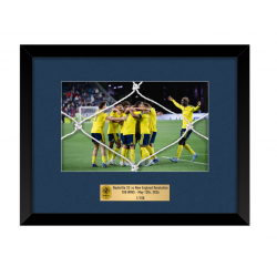 Nashville SC 100 Wins Limited Edition Plaque with Game Used Net