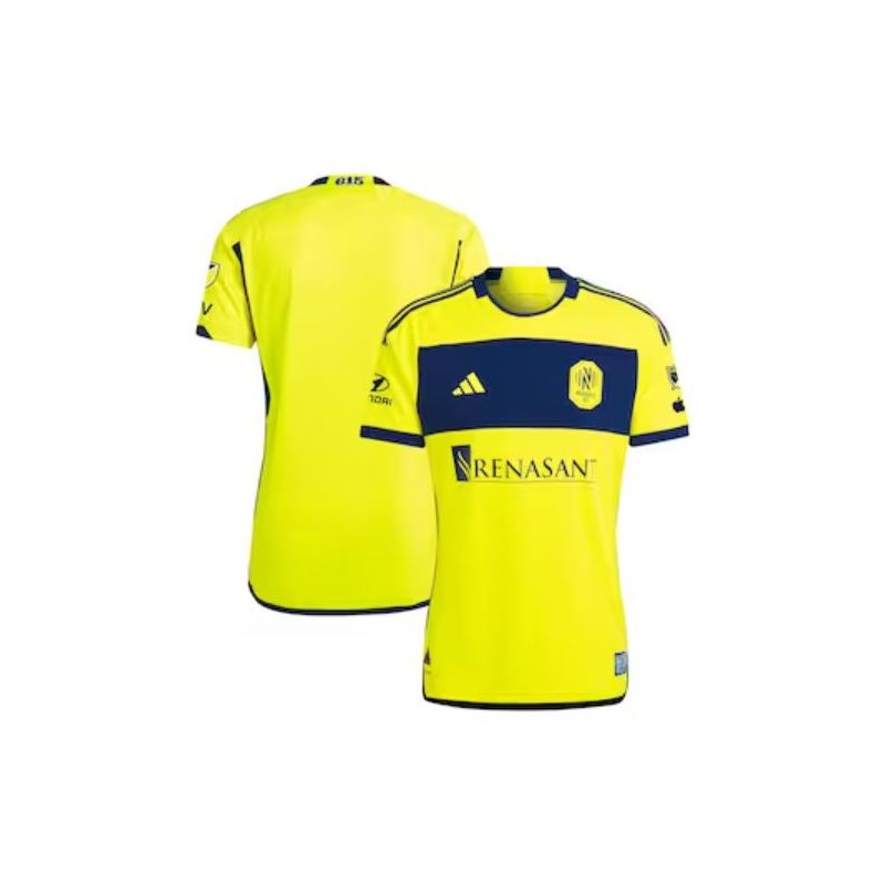 Men's Nashville SC Adidas Yellow 2024 "The 615 Kit" Authentic Jersey